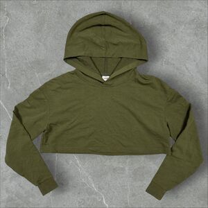 Women's Balera Dancewear Cropped Lightweight Hooded Long Sleeve Shirt - Medium
